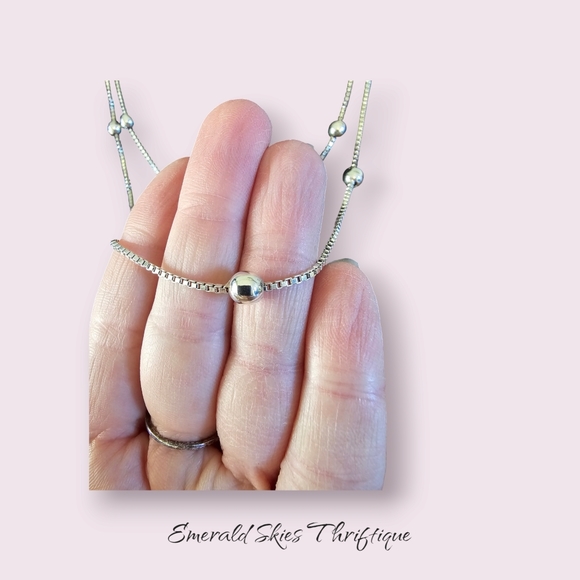 Beautiful vintage sterling necklace‎ - Picture 3 of 7